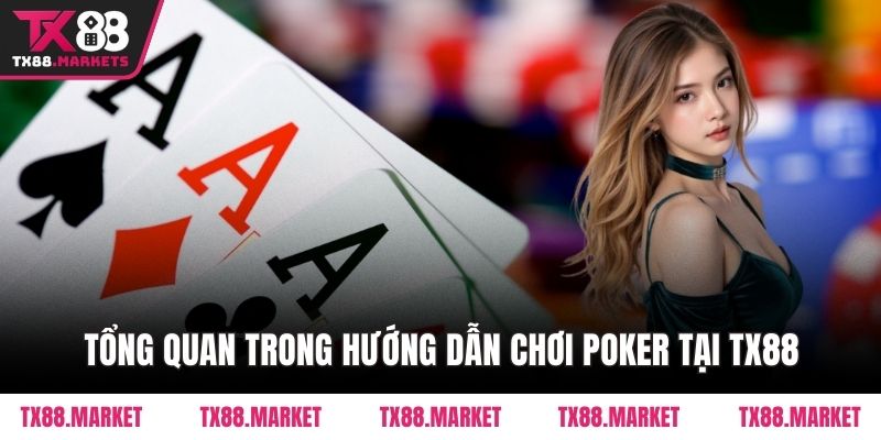 Tổng quan trong hướng dẫn chơi Poker tại TX88